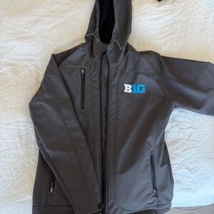 Women’s big ten sports rain insulated zip jacket